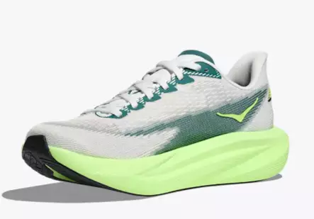 Hoka Mach 7 juoksukengät valkoinen/neonkeltainen - Miesten juoksukengät - 1986055773 - 2