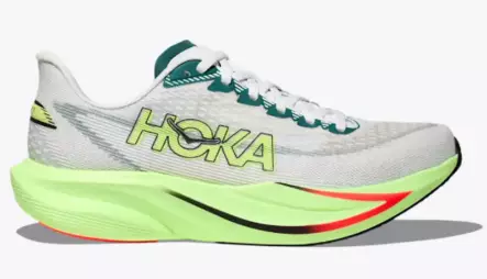 Hoka Mach 7 juoksukengät valkoinen/neonkeltainen - Miesten juoksukengät - 1986055773 - 1