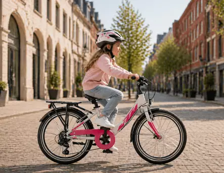 KTM WildCat 20" lasten polkupyörä valkoinen/pinkki - Lasten pyörät 12" - 20" - 9008594443273 - 2