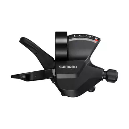 SHIMANO Vaihdevipu SL-M315-8R 8-vaihteinen RAPIDFIRE PLUS kiinnityspanta optisella vaihdenäytöllä - Polkupyörän varaosat - 41-41-4550170447533 - 1