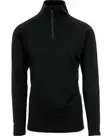 North Outdoor Sensitive 225 Merino Zip Shirt miesten merinovillapoolo black - Miesten väli- ja alusasut - 64384420463 - 1