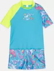 Speedo Digital Short Sleeve Rash Top Set sininen - Lasten uima-asut ja uimahousut - 50599377743 - 1