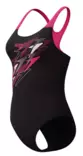 Speedo Medley Logo Medalist naisten uimapuku musta/pinkki - Naisten uima-asut - 50599379683 - 1