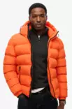 Superdry Hooded Sports Puffer Jacket miesten talvitakki oranssi - Miesten urheilutakit ja puvut - 50630683213 - 1
