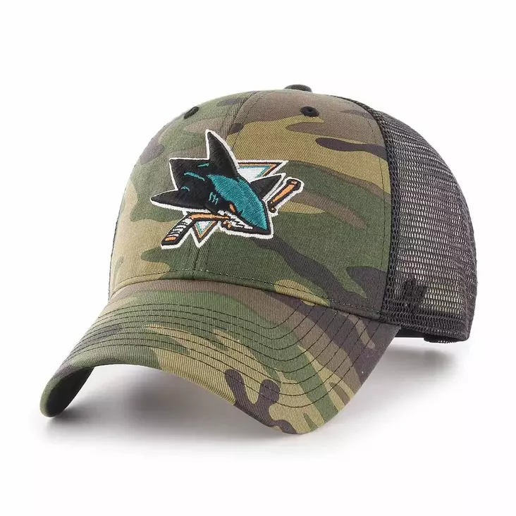 47 Brand Sharks Camo NHL lippis - Jääkiekko fanituotteet - 192309816243 - 1