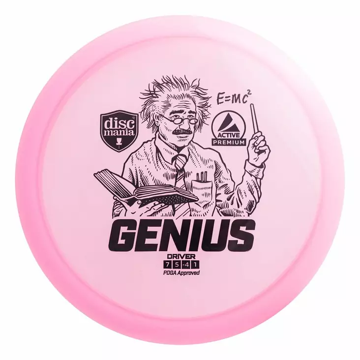 Discmania Active Premium Genius frisbeegolfkiekko pinkki - Frisbeegolf - 6430074951283 - 1