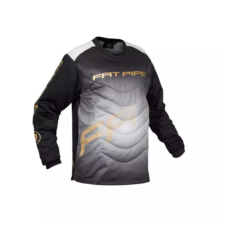 Fatpipe mv paita JR musta/valkoinen - Salibandymaalivahdin varusteet - 64187120023 - 1