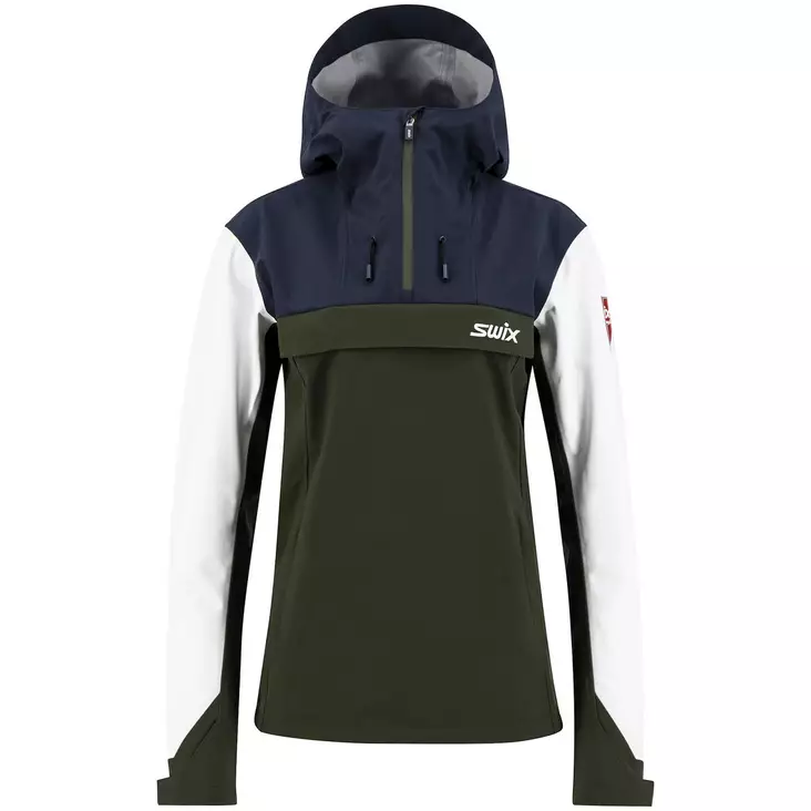 Swix Blizzard Anorak naisten anorakki dark olive - Naisten hiihtovaatteet - 70459524983 - 1
