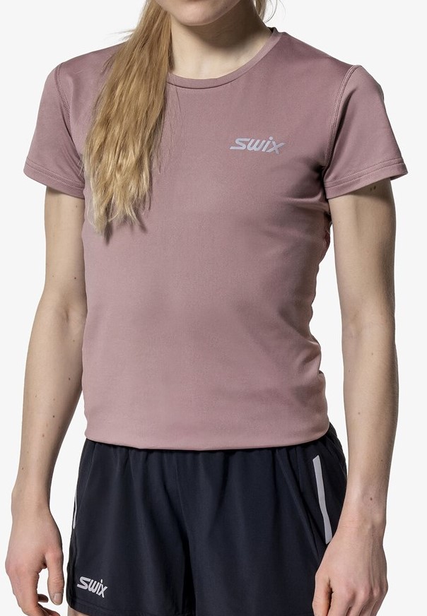 Swix Pace NTS SS Top naisten treenipaita light plum - Naisten treenivaatteet - 10037-23-80953 - 1