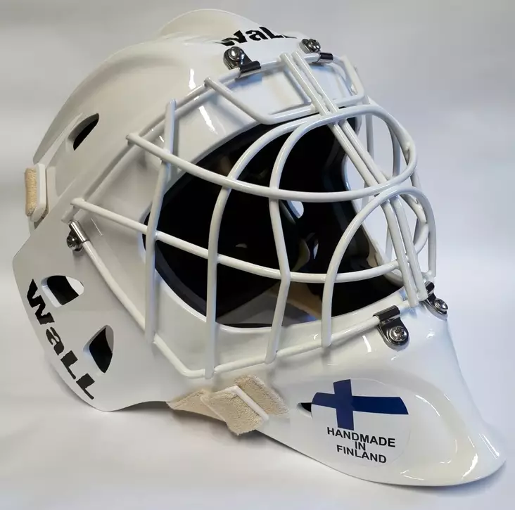 Wall W1 KID maalivahdin maski valkoinen Canada valkoinen - Jääkiekkomaalivahdin kypärät ja varaosat - 888888003 - 1