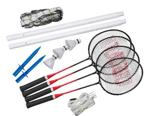 Wilson sulkapallosetti 4 mailaa + verkko - Sulkapallo - 097512684903 - 1
