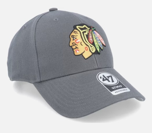 47 Brand Blackhawks MVP Team NHL lippis harmaa - Jääkiekko fanituotteet - 191119651853 - 1