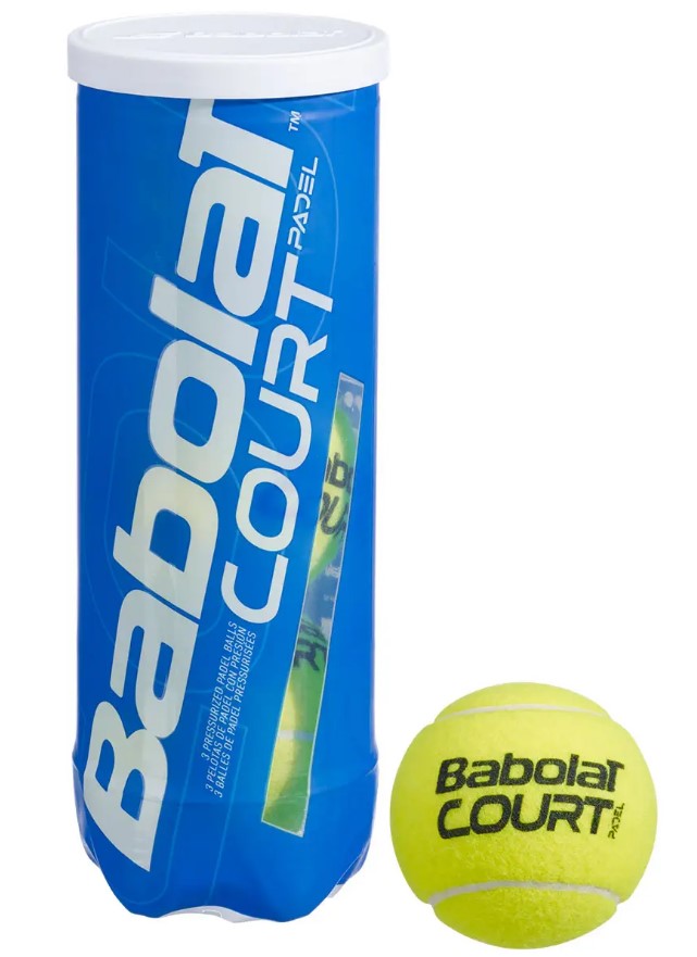 Babolat Court Padel padelpallot 3kpl - Tennis ja Padel - 3324921909813 - 1