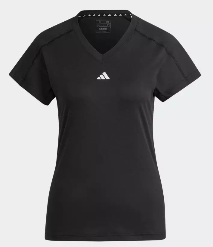 Adidas WE MIN Tee naisten treenipaita musta - Naisten treenivaatteet - HN5543 - 1