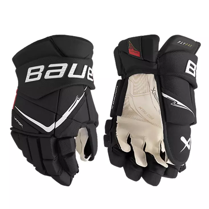 Bauer Vapor FLYPRO SR jääkiekkohanskat musta/valkoinen - Jääkiekkohanskat - 68869872643 - 1