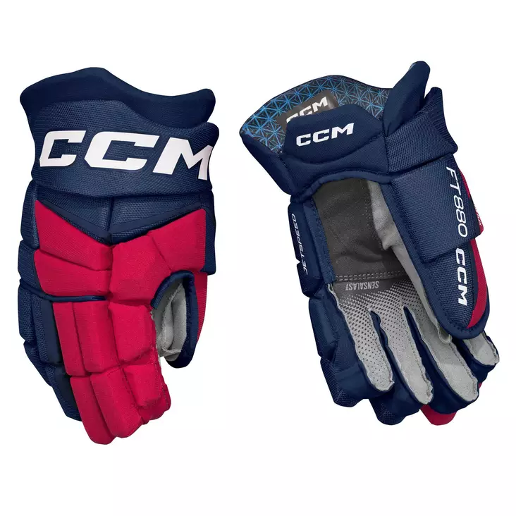 CCM Jetspeed FT880 SR jääkiekkohanskat navy/red/white - Jääkiekkohanskat - 6839780153 - 1