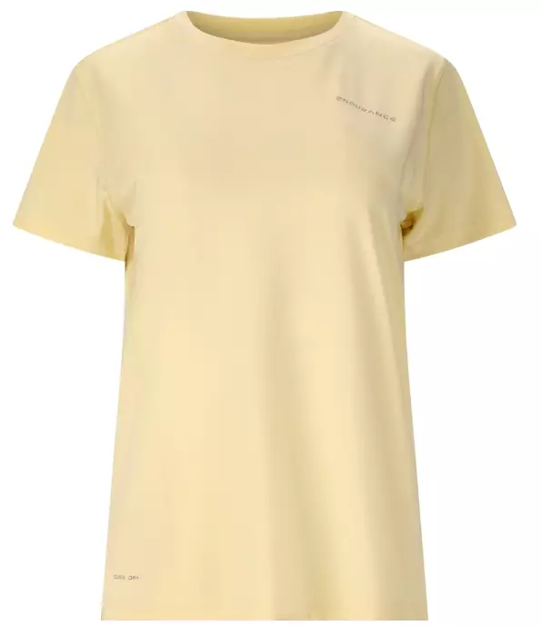 Endurance Yonan V2 Performance S/S Tee naisten treenipaita vaaleankeltainen - Naisten treenivaatteet - E21526-5373 - 1