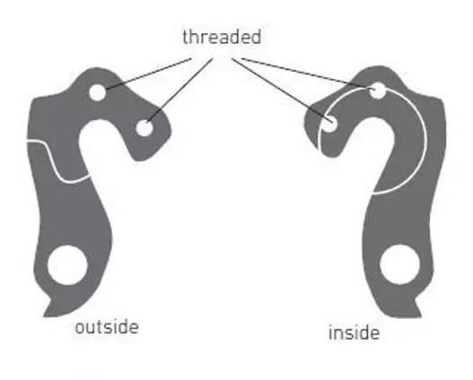 Ghost takavaihtajan korvake HD MTB - Pyörän vaihteisto - 3660423383363 - 1