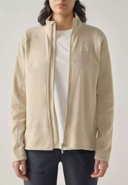 Haglöfs Buteo Mid Jacket naisten fleecetakki beige - Naisten takit ja puvut - 73188419373 - 1