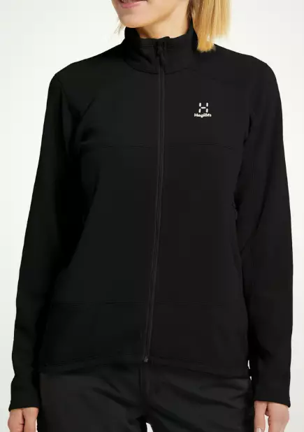 Haglöfs Buteo Mid Jacket naisten fleecetakki musta - Naisten takit ja puvut - 73188414223 - 1