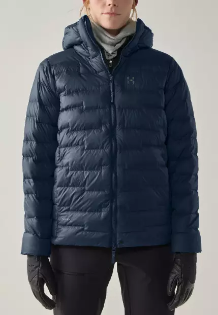 Haglöfs ROC Flash Down Hood naisten untuvatakki tummansininen - Naisten takit ja puvut - 73188418393 - 1