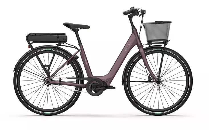 Helkama E-Saana 7v 28" sähköpyörä luumu - Kaupunkisähköpyörät - 641749200623 - 1