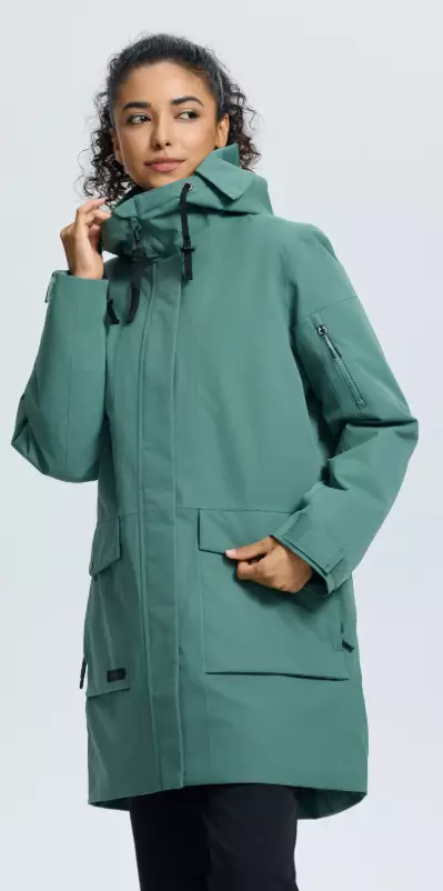 Icepeak Alpena naisten talvitakki vihreä - Naisten takit ja puvut - 64385819633 - 1