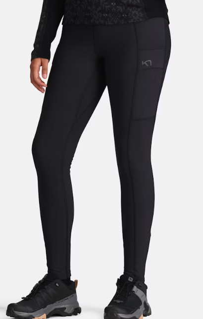 Kari Traa Ruth Thermal tights naisten juoksutrikoot musta - Naisten juoksuvaatteet - 70486529253 - 1