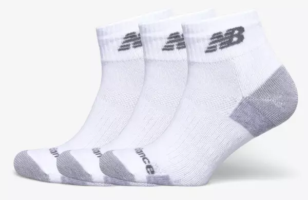 New Balance Ankle 3pr sukkapaketti valkoinen - Urheilusukat - LAS51373 - 1