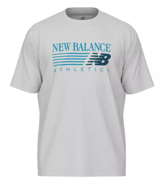 New Balance Reimagined Graphic T-Shirt miesten t-paita valkoinen - Miesten t-paidat - 1990623333 - 1