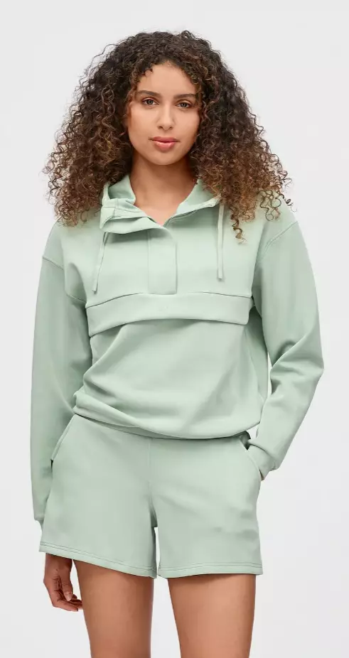 Twentyfour Venture Soft Hoodie naisten huppari vaaleanvihreä - Naisten urheilupaidat ja hupparit - 70728166953 - 1