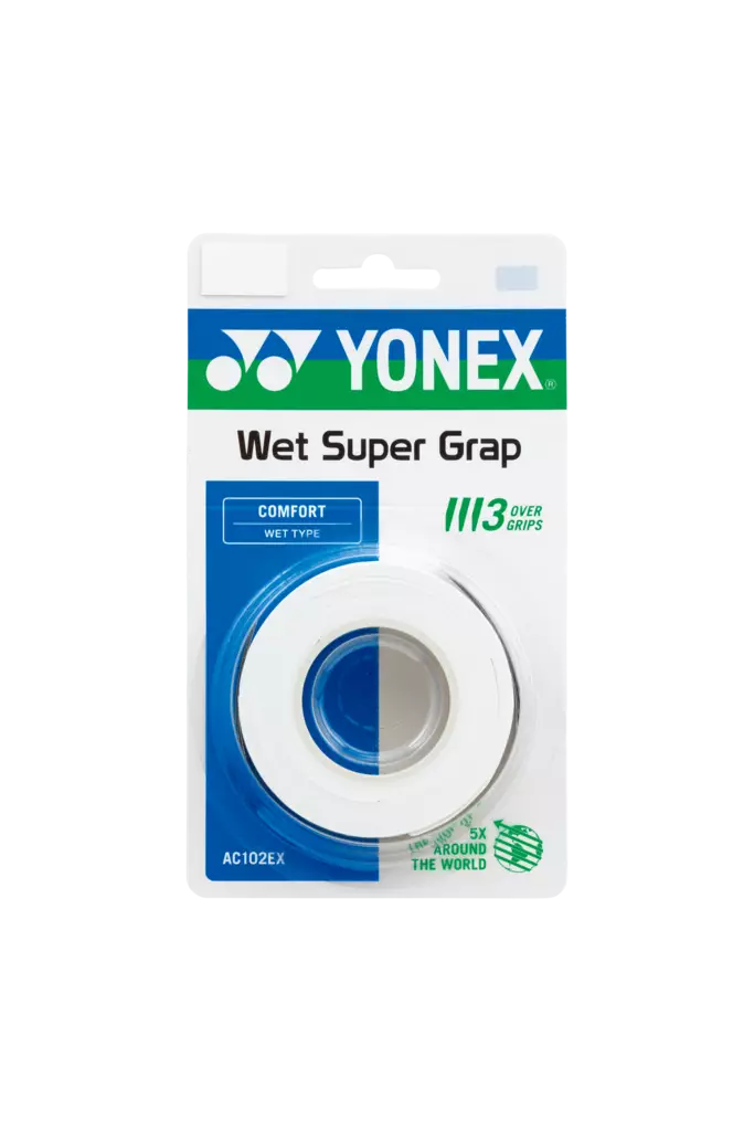 Yonex Wet Super Grap mailagrippi 3kpl va - Sulkapallo - 4930379385063 - 1