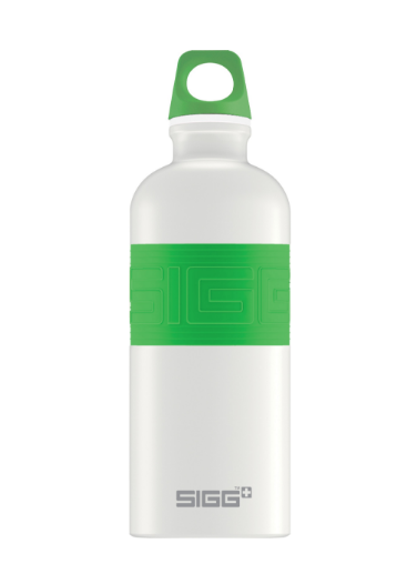 Sigg juomapullo CYD Pure white touch green 0,6L - Vesipullot - 41-41-7610465854044 - 1