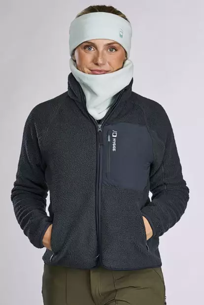 Hygge Pile Fleece Jacket naisten fleecetakki tummansininen - Naisten takit ja puvut - 111571-04 - 1