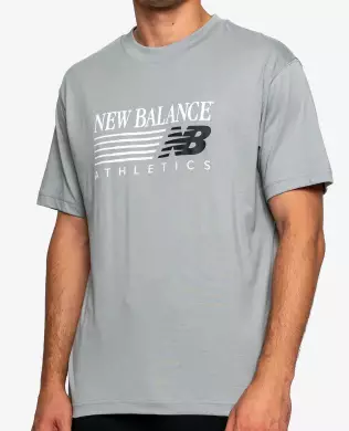 New Balance Reimagined Graphic T-Shirt miesten t-paita harmaa - Miesten t-paidat - 1990623334 - 1