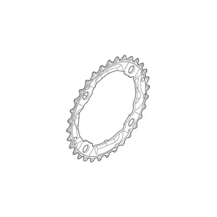 Shimano eturatas 36T FC-M532 Deore - Pyörän vaihteisto - 4524667220664 - 1