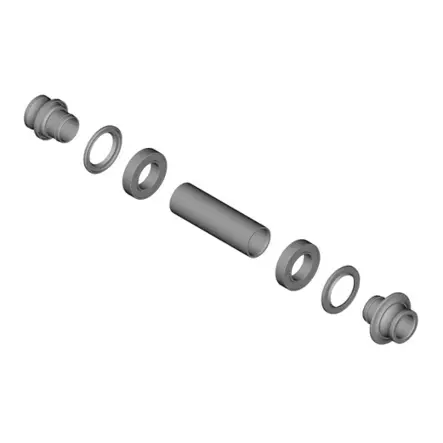 Shimano HB-MT410-B napa-akseliyksikkö - Pyörän renkaat ja kiekot - 4550170876494 - 1