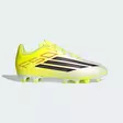 Adidas F50 Club FG/MG JR futiskengät valkoinen/keltainen - Jalkapallokengät - 406881265694 - 2