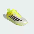 Adidas F50 Club FG/MG JR futiskengät valkoinen/keltainen - Jalkapallokengät - 406881265694 - 4