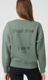 Björn Borg Boyfriend Sweatshirt naisten college vihreä - Naisten urheilupaidat ja hupparit - 73214656604 - 2