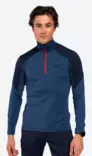 Swix Infinity Light Half Zip miesten välipaita tummansininen - Miesten väli- ja alusasut - 10153-24-75404 - 1