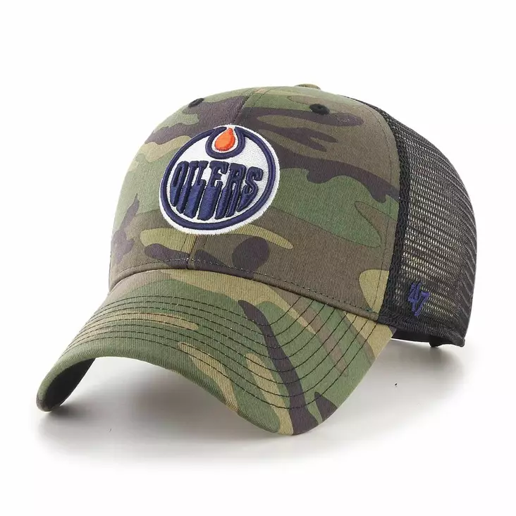 47 Brand Oilers Camo NHL lippis - Jääkiekko fanituotteet - 193676083894 - 1