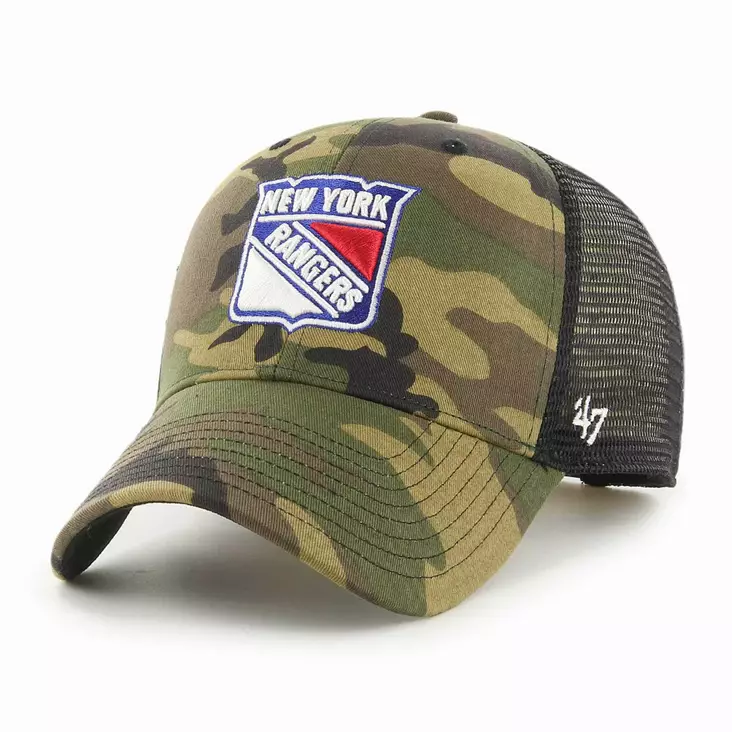 47 Brand Rangers Camo NHL lippis - Jääkiekko fanituotteet - 194602375274 - 1