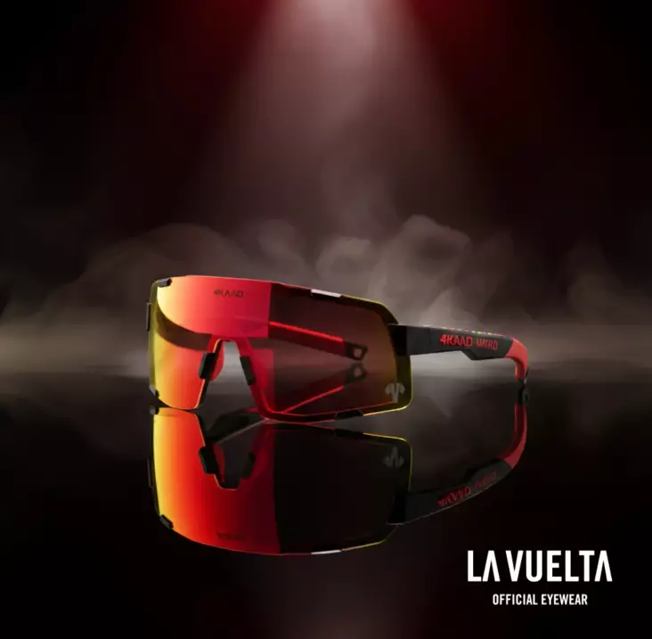 4KAAD Axento Race La Vuelta urheilulasit musta/punainen w Red Revo - Urheilulasit - 6430080768554 - 1