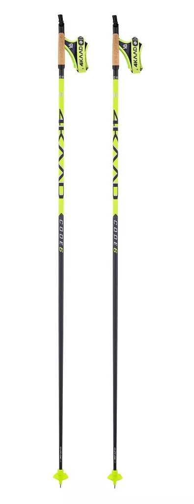 4KAAD Code 6 hiihtosauvat keltainen - Hiihtosauvat - 64300807654 - 1