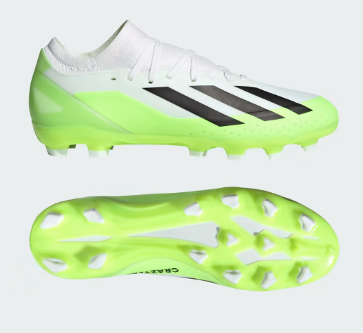 Adidas X Crazyfast.3 MG futiskengät valk - Jalkapallokengät - ID9344 - 1