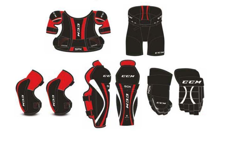 CCM Starter Kit suojasetti YTH - Jääkiekkohanskat - 1915202894 - 1