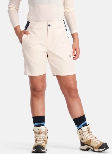 Kari Traa Sanne Trail Shorts naisten shortsit light beige - Naisten shortsit, caprit ja hameet - 70486528654 - 1