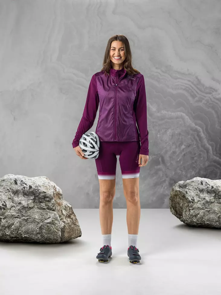 Löffler Bike Light Hybridjacket naisten pyöräilytakki amethyst - Naisten pyöräilyvaatteet - 90060638754 - 1