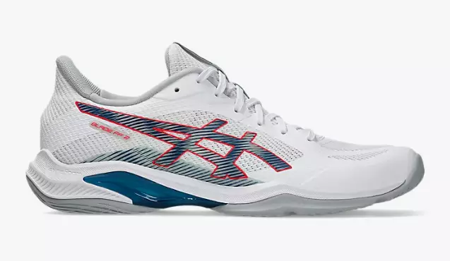 Asics Blade FF 2 sisäpelikengät valkoinen/mako sininen - Miesten sisäpeli ja treenikengät - 45701588894 - 1